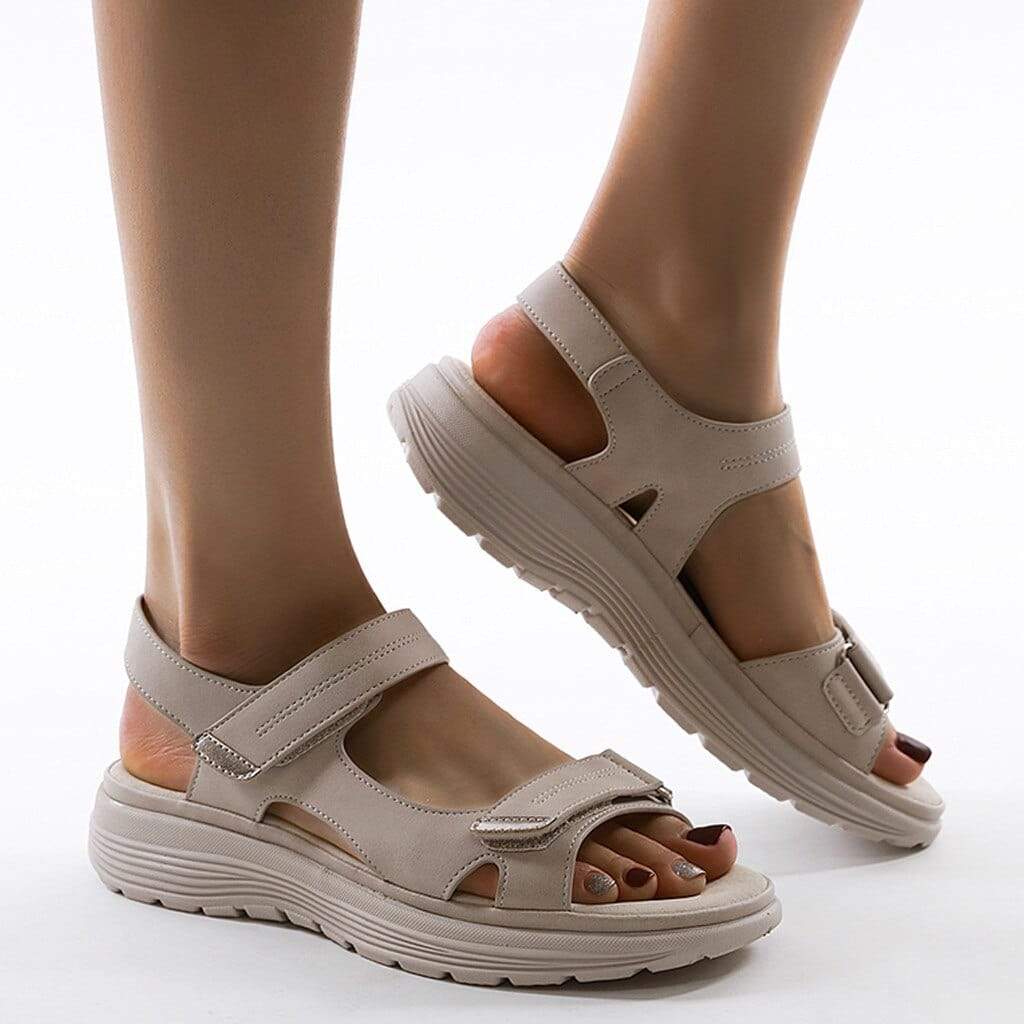Velcro Sandals | Ergonomic | Walking | Sport Sandals | Orthopedic Sandals for Women-Fashion Nora