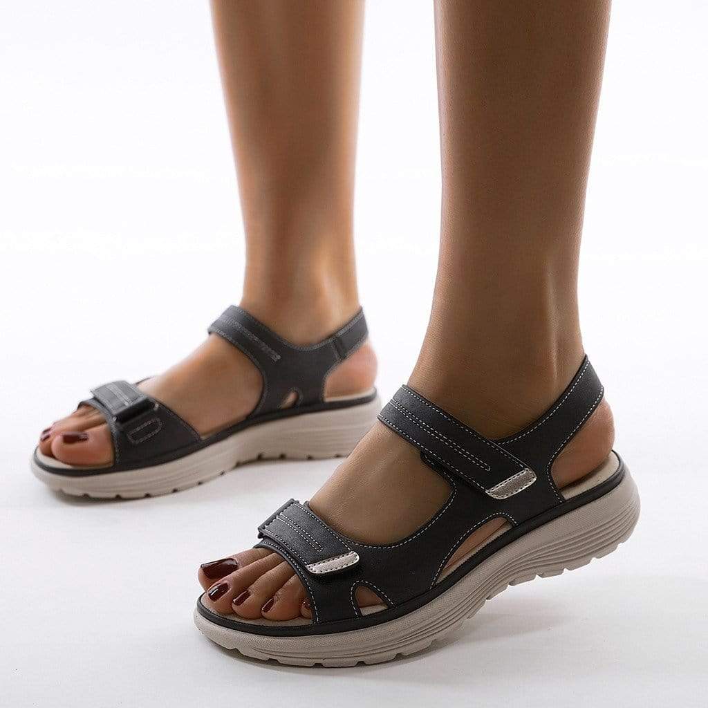 Velcro Sandals | Ergonomic | Walking | Sport Sandals | Orthopedic Sandals for Women-Fashion Nora