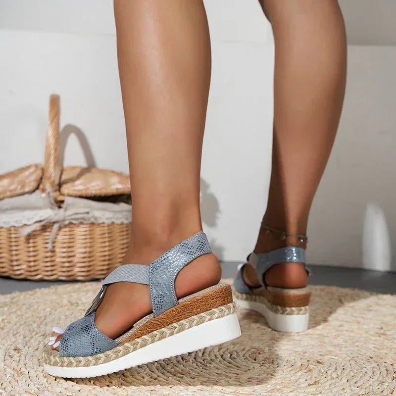 Wedge Sandals | Ergonomic | Orthopedic | Platform Sandals | Women's Sandals-Fashion Nora