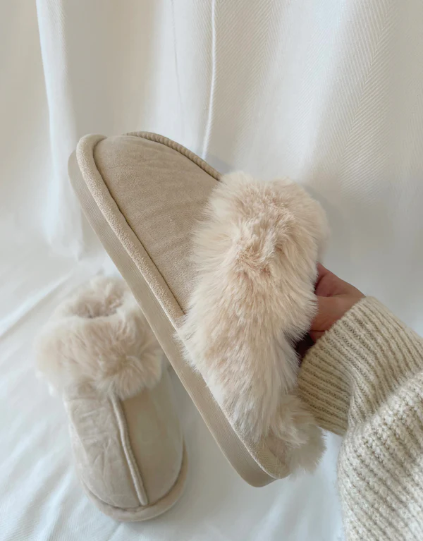 Winter Slippers - Warm - Fur - House Slippers - Women's Slippers-Fashion Nora