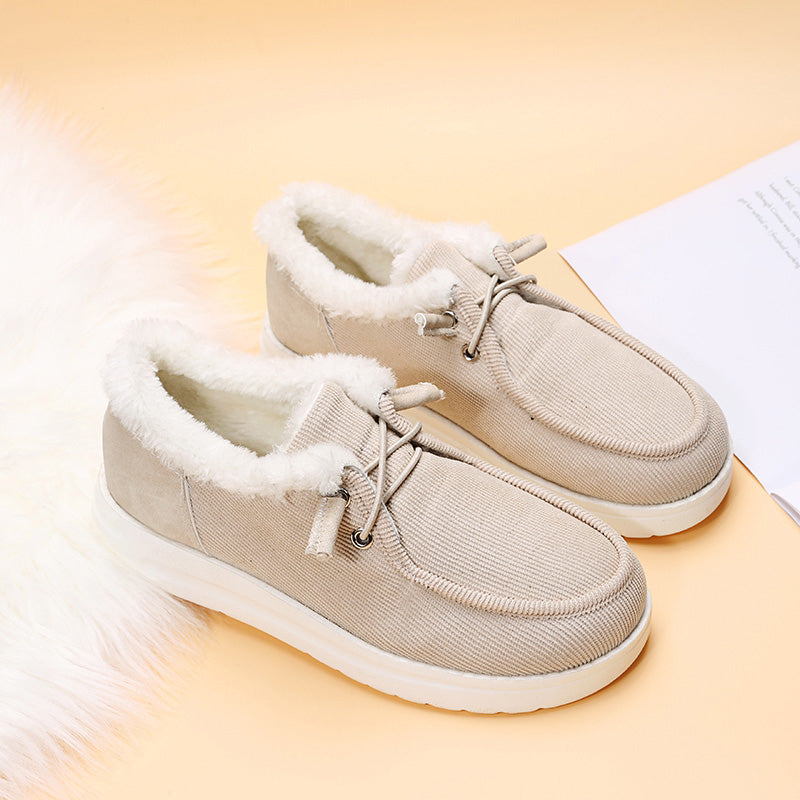 Winter Sneakers | Fur Lined | Slip On | Ankle Boots | Winter Shoes Women-Fashion Nora
