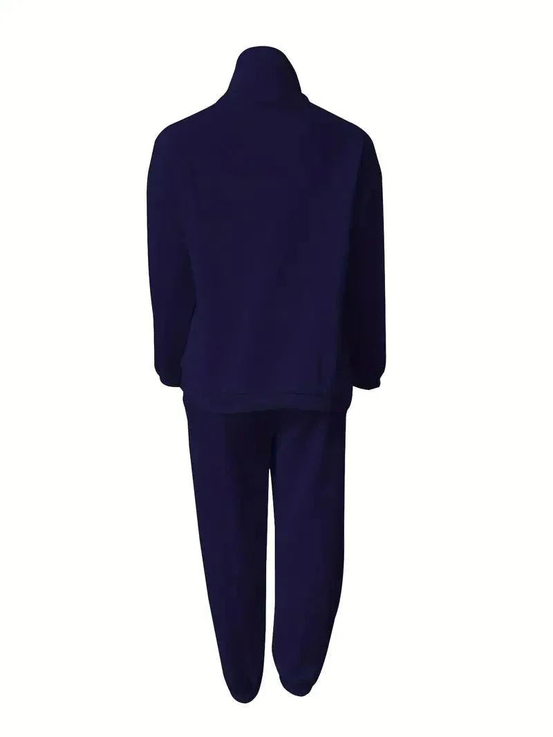 Women's Jogger Set | Half Zip | Elastic Waist | Sweats Set | Tracksuits Women-Fashion Nora