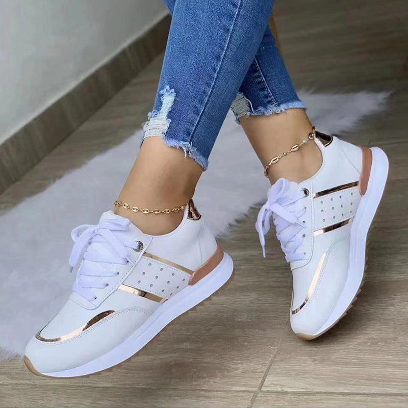 Women's Sneakers | Lace-Up | Orthopedic | Low Top Sneakers | Walking Shoes-Fashion Nora