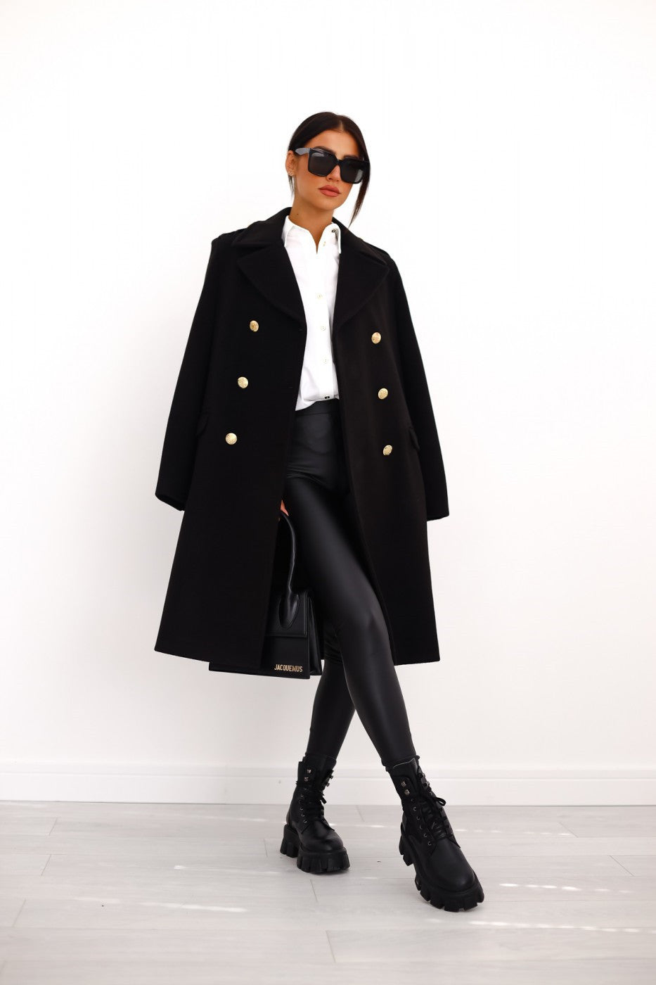 Wool Coat | Classic | Double Breasted | Long Woolen Coat | Winter Jackets Women -Fashion Nora