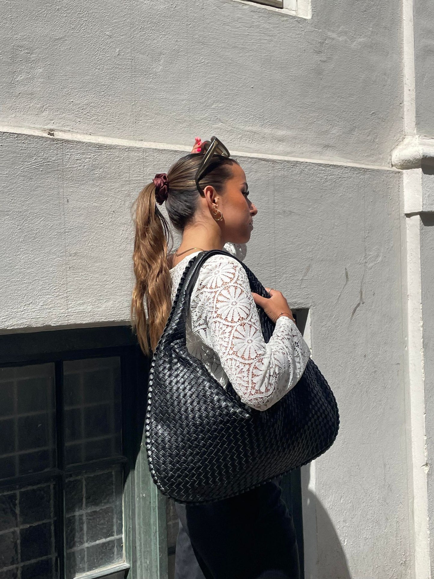 Woven Bag | One Strap | Large | Shoulder Bag | Women's Handbag-Fashion Nora