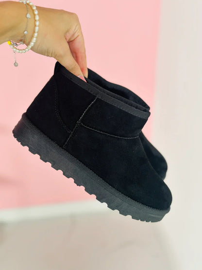 Ankle Boots | Slip-On | Fur Lined | Winter Boots | Women's Boots-Fashion Nora