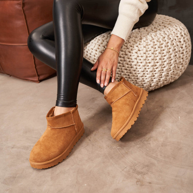 Ankle Boots | Slip-On | Fur Lined | Winter Boots | Women's Boots-Fashion Nora