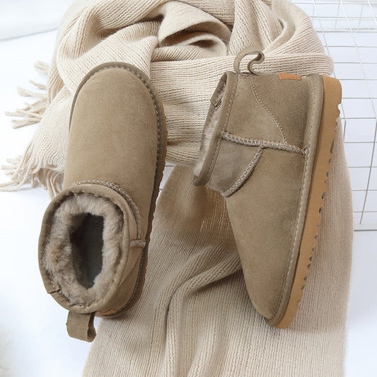 Ankle Boots | Slip-On | Furry | Winter Boots | Women's Boots-Fashion Nora