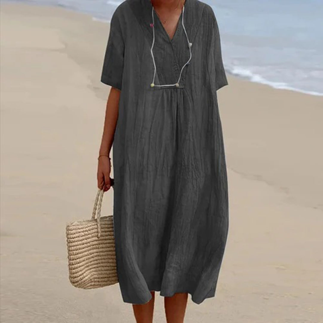 BRIGITTE - Relaxed loose dress-Fashion Nora