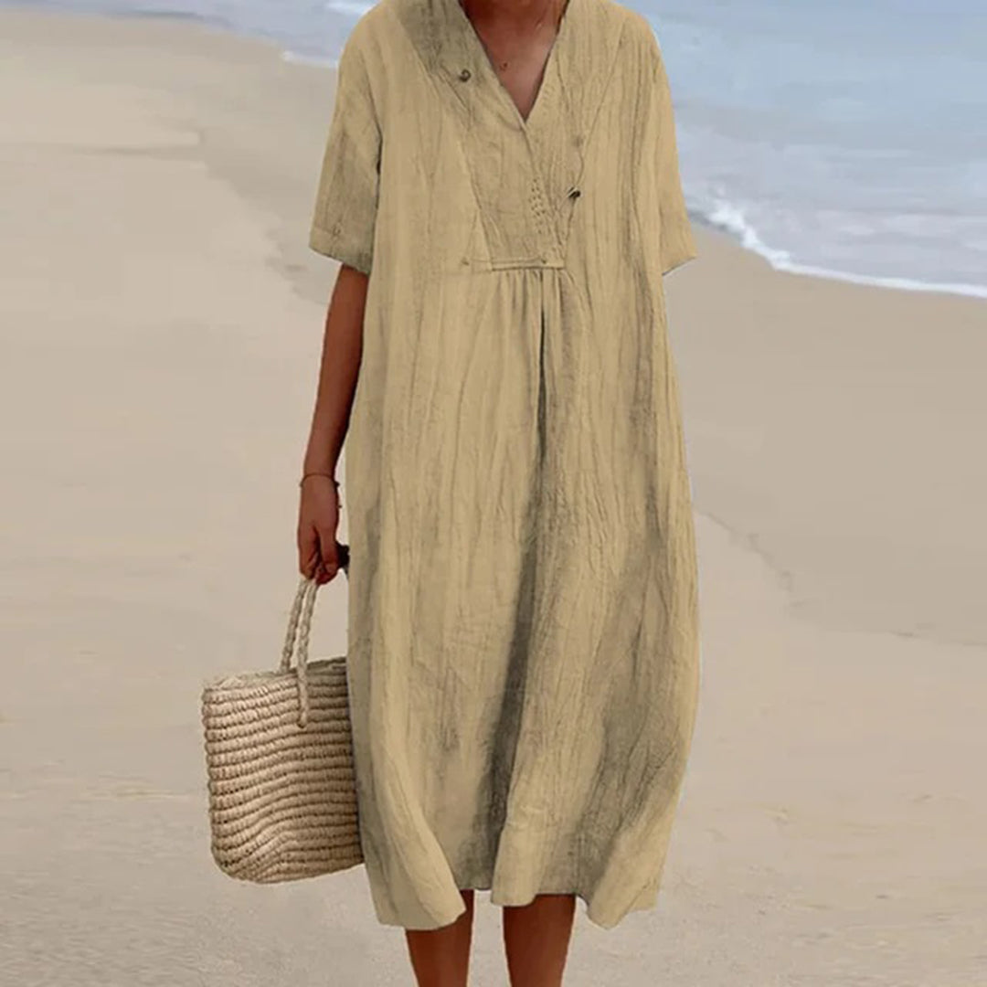 BRIGITTE - Relaxed loose dress-Fashion Nora