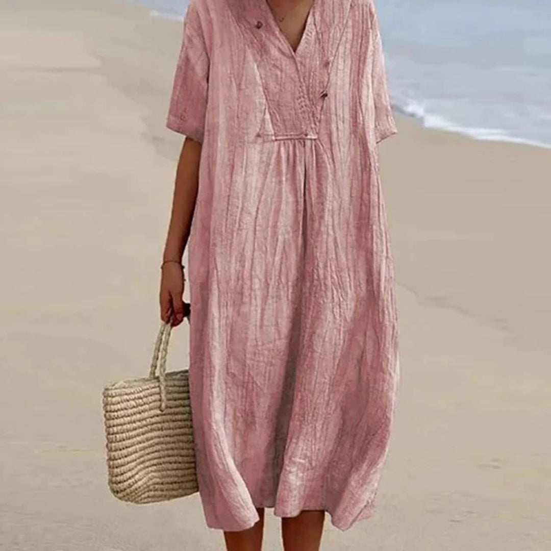 BRIGITTE - Relaxed loose dress-Fashion Nora