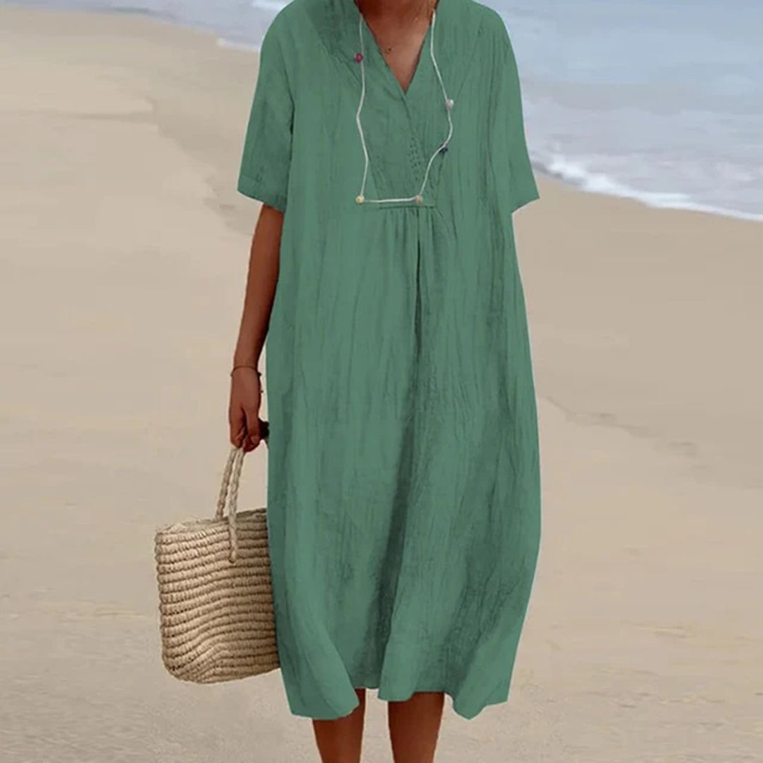 BRIGITTE - Relaxed loose dress-Fashion Nora