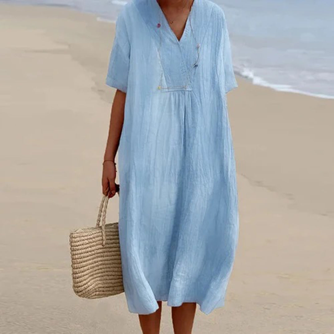 BRIGITTE - Relaxed loose dress-Fashion Nora