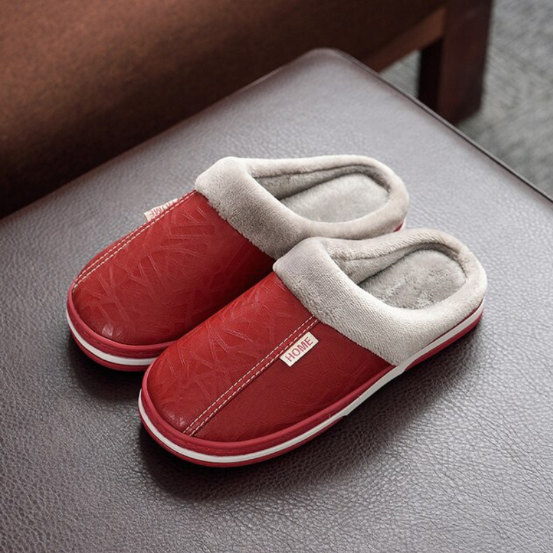 Bergen Indoor Slippers | Warm men's winter slippers-Fashion Nora