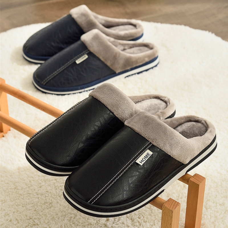 Bergen Indoor Slippers | Warm men's winter slippers-Fashion Nora