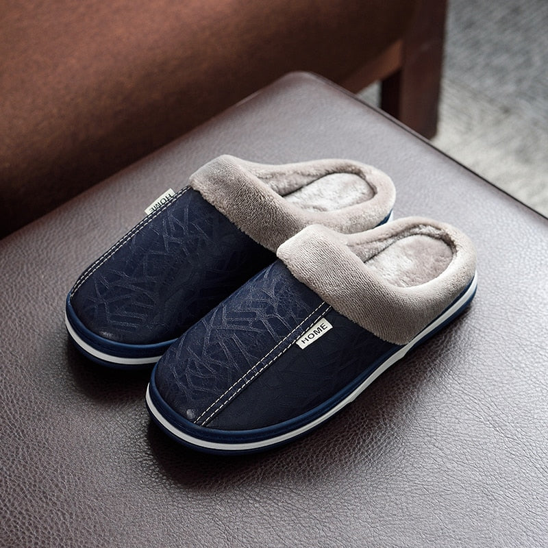 Bergen Indoor Slippers | Warm men's winter slippers-Fashion Nora