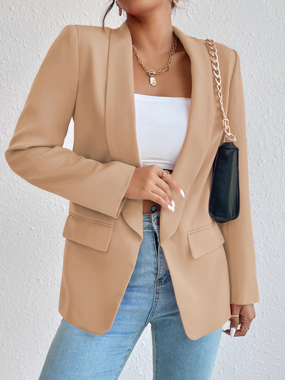 Blazer | Open Front | Classic | Women's Blazer | Women's Jacket-Fashion Nora