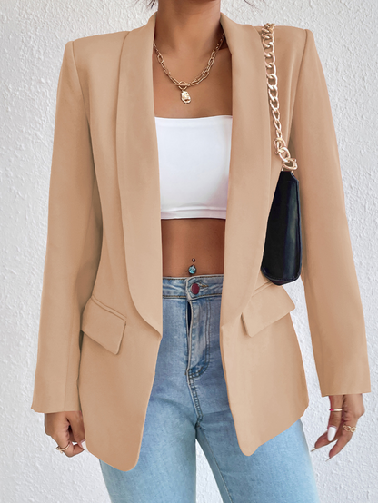 Blazer | Open Front | Classic | Women's Blazer | Women's Jacket-Fashion Nora