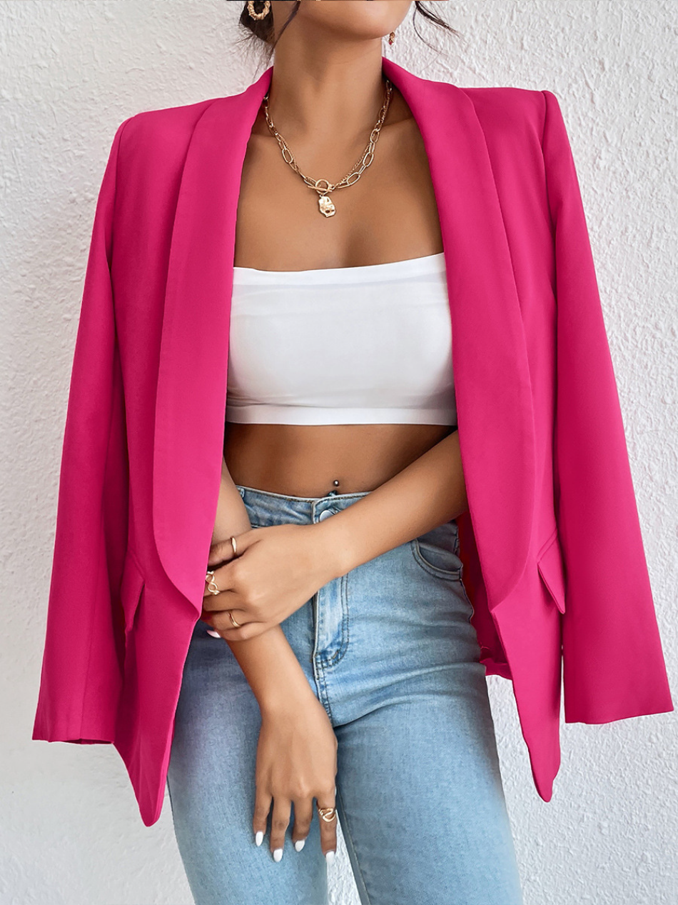 Blazer | Open Front | Classic | Women's Blazer | Women's Jacket-Fashion Nora