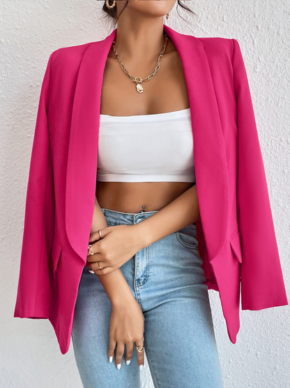 Blazer | Open Front | Classic | Women's Blazer | Women's Jacket-Fashion Nora