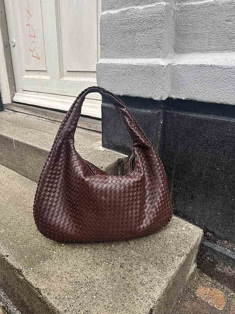 Braided Bag | Large | Shopper | Woven Bag | Shoulder Bag -Fashion Nora