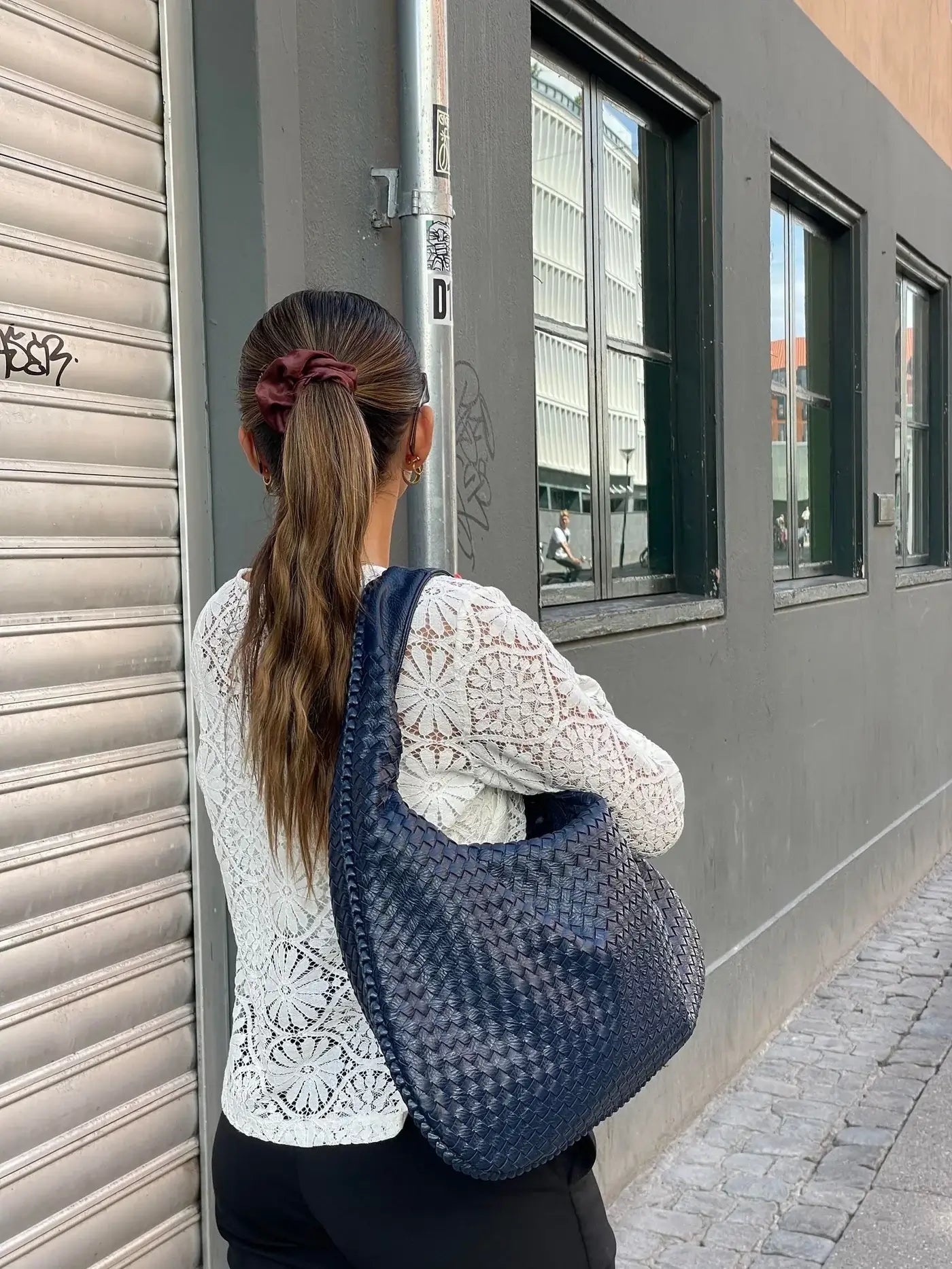 Braided Bag | Large | Shopper | Woven Bag | Shoulder Bag -Fashion Nora