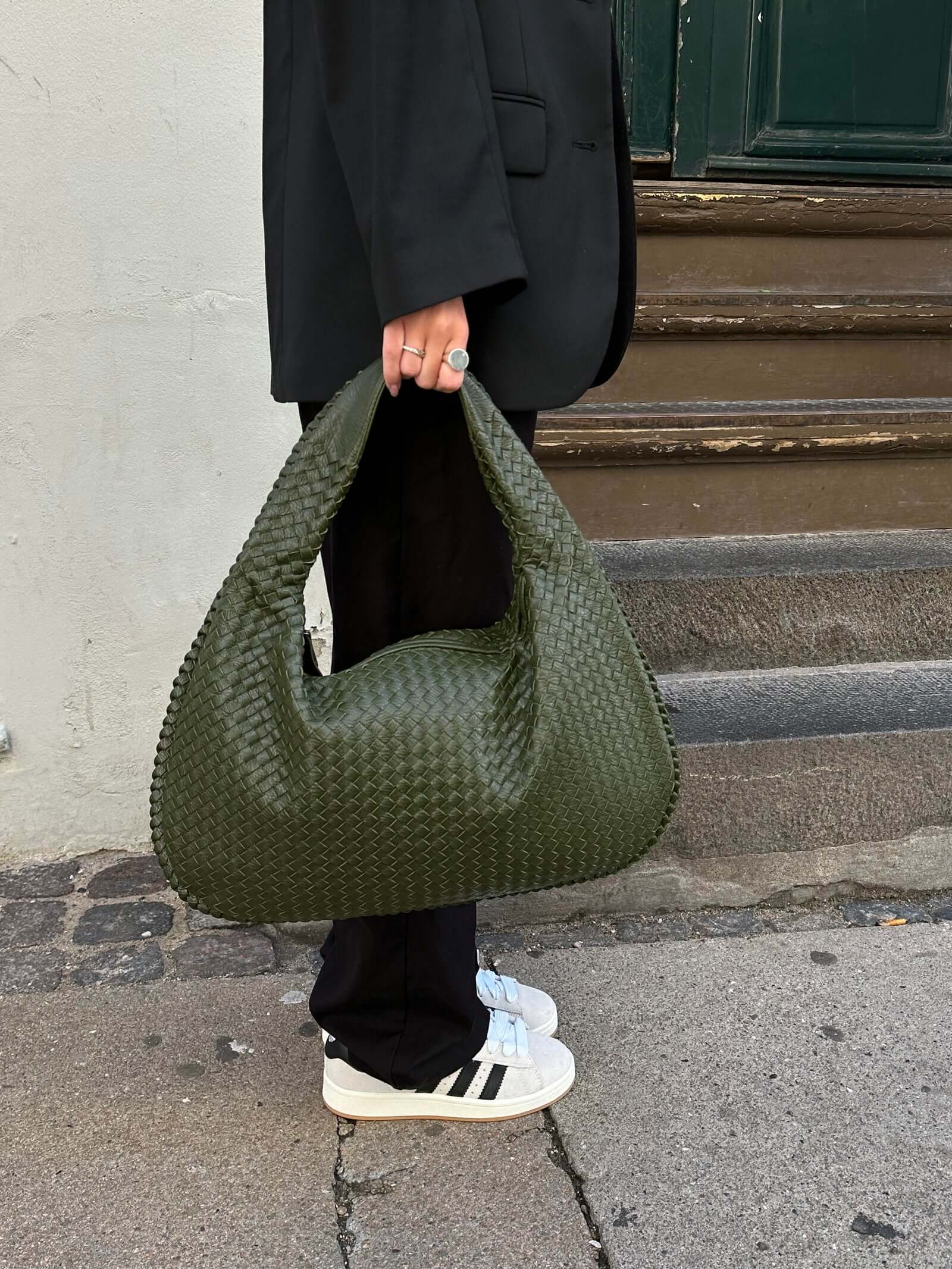 Braided Bag | Large | Shopper | Woven Bag | Shoulder Bag -Fashion Nora