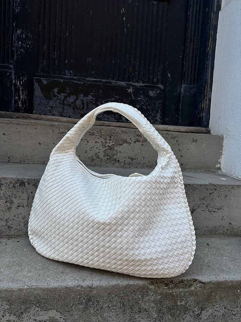 Braided Bag | Large | Shopper | Woven Bag | Shoulder Bag -Fashion Nora
