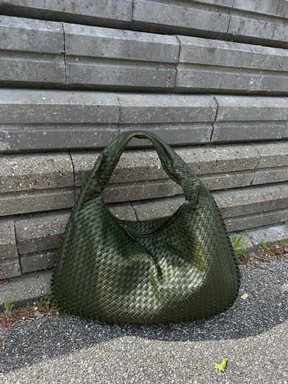 Braided Bag | Large | Shopper | Woven Bag | Shoulder Bag -Fashion Nora