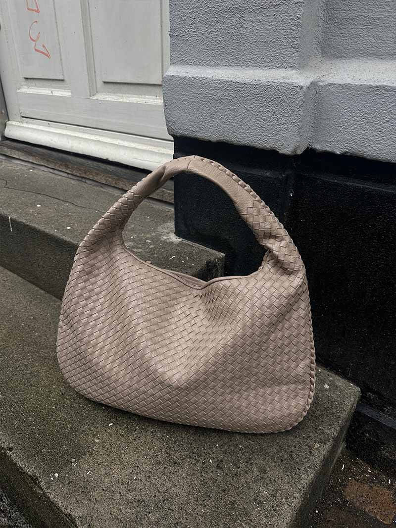 Braided Bag | Large | Shopper | Woven Bag | Shoulder Bag -Fashion Nora
