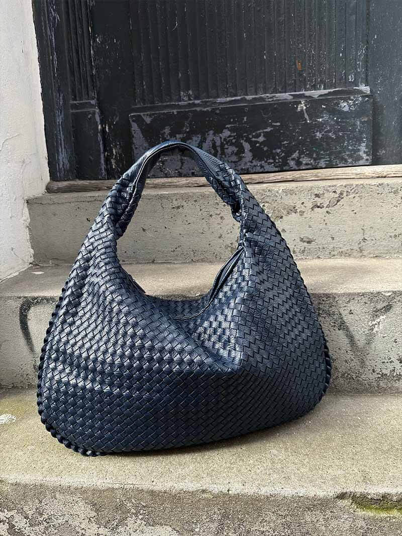 Braided Bag | Large | Shopper | Woven Bag | Shoulder Bag -Fashion Nora