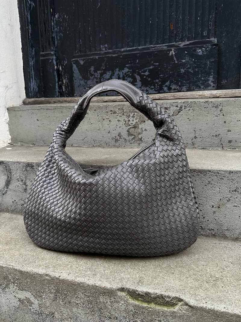 Braided Bag | Large | Shopper | Woven Bag | Shoulder Bag -Fashion Nora