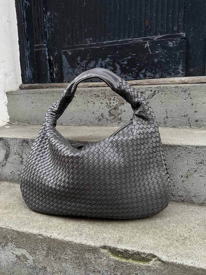 Braided Bag | Large | Shopper | Woven Bag | Shoulder Bag -Fashion Nora