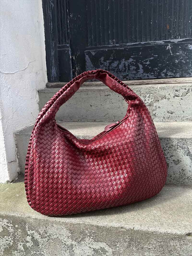 Braided Bag | Large | Shopper | Woven Bag | Shoulder Bag -Fashion Nora