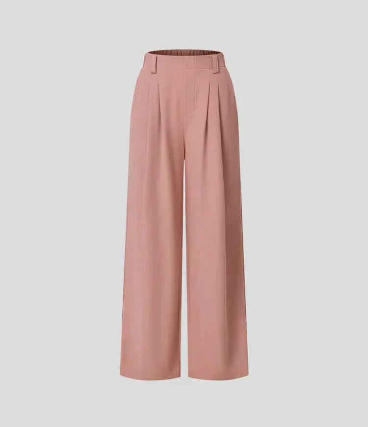 Celine - Slacks with High Waist for Women Versatile Clothing-Fashion Nora