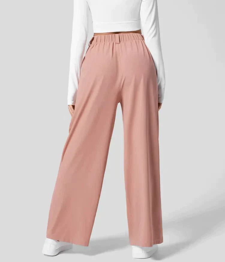 Celine - Slacks with High Waist for Women Versatile Clothing-Fashion Nora