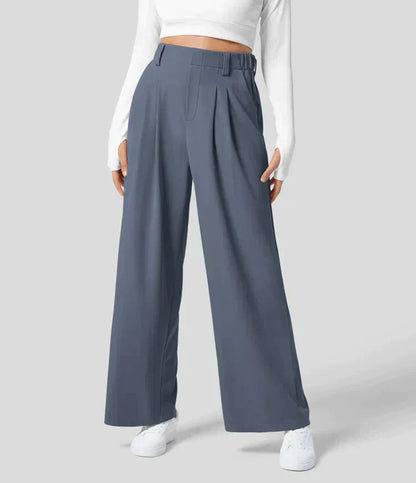 Celine - Slacks with High Waist for Women Versatile Clothing-Fashion Nora