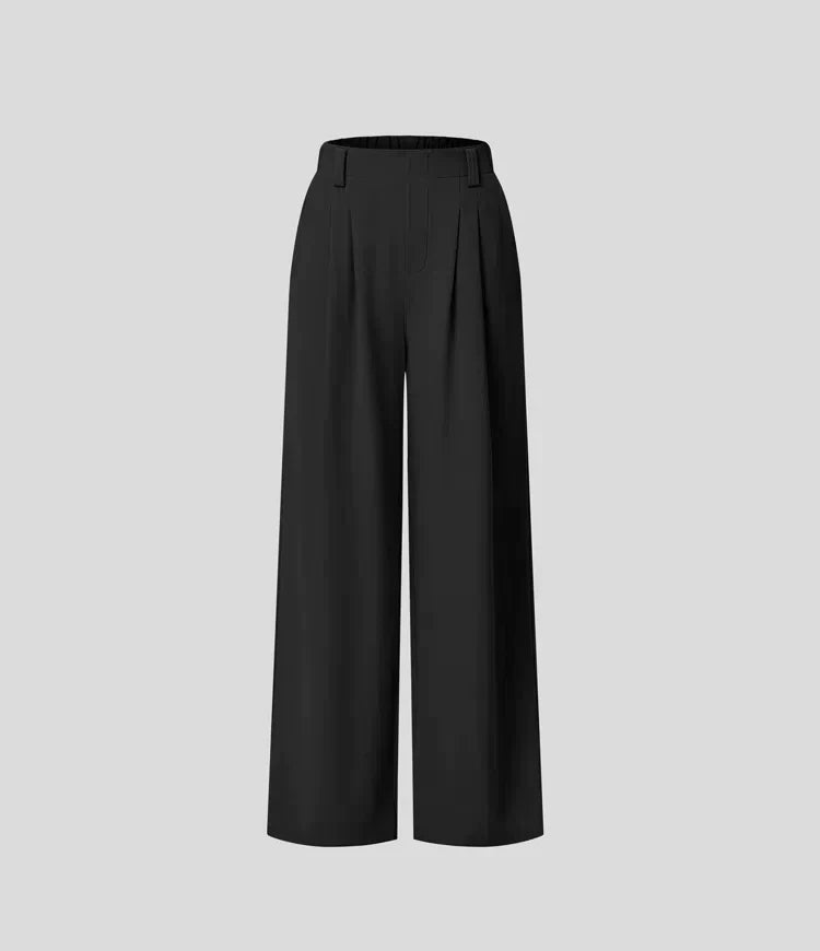 Celine - Slacks with High Waist for Women Versatile Clothing-Fashion Nora