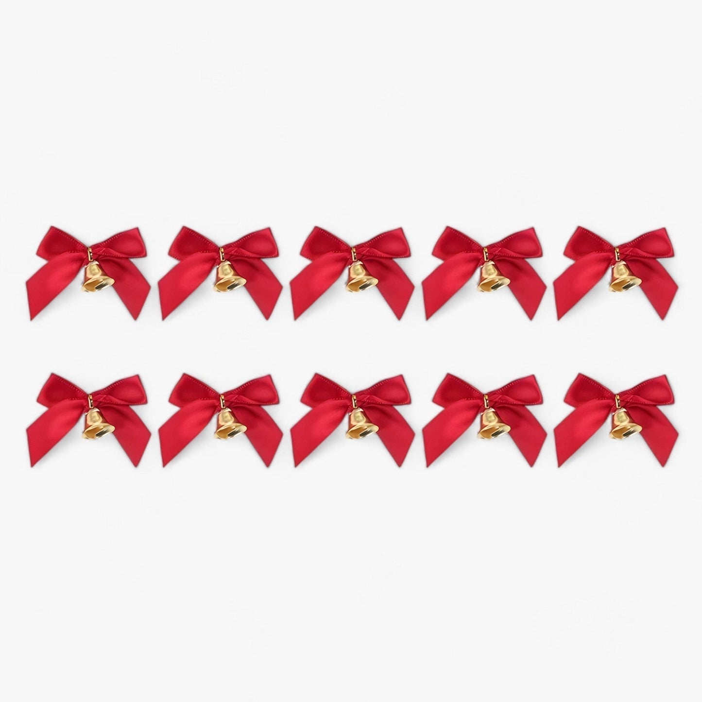 CharmBow - Decoration Christmas tree bow with small bells-Fashion Nora