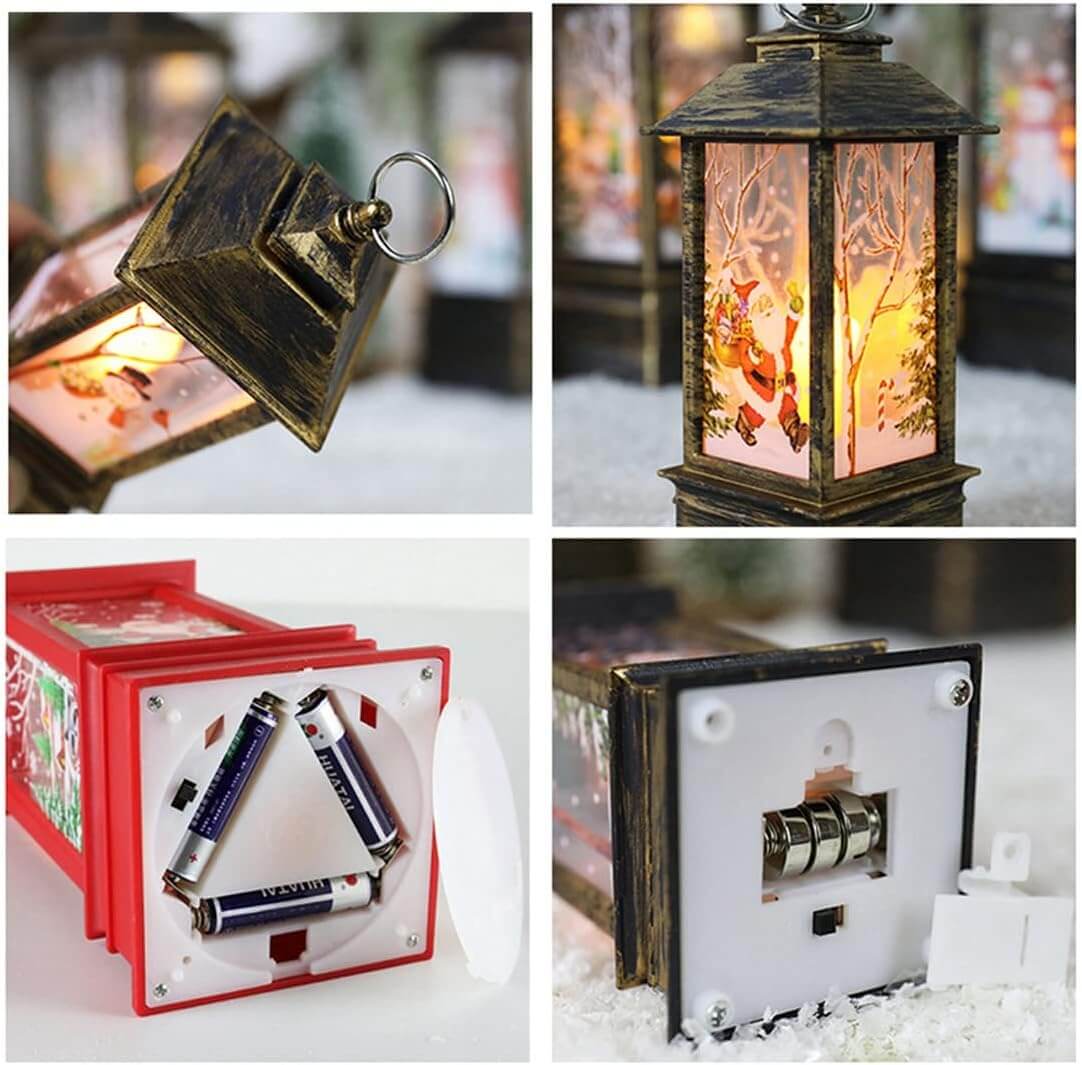 Christmas Lantern | Wireless | LED Light | Christmas Light | Christmas Decor-Fashion Nora