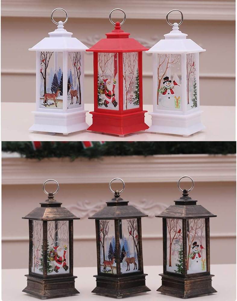 Christmas Lantern | Wireless | LED Light | Christmas Light | Christmas Decor-Fashion Nora