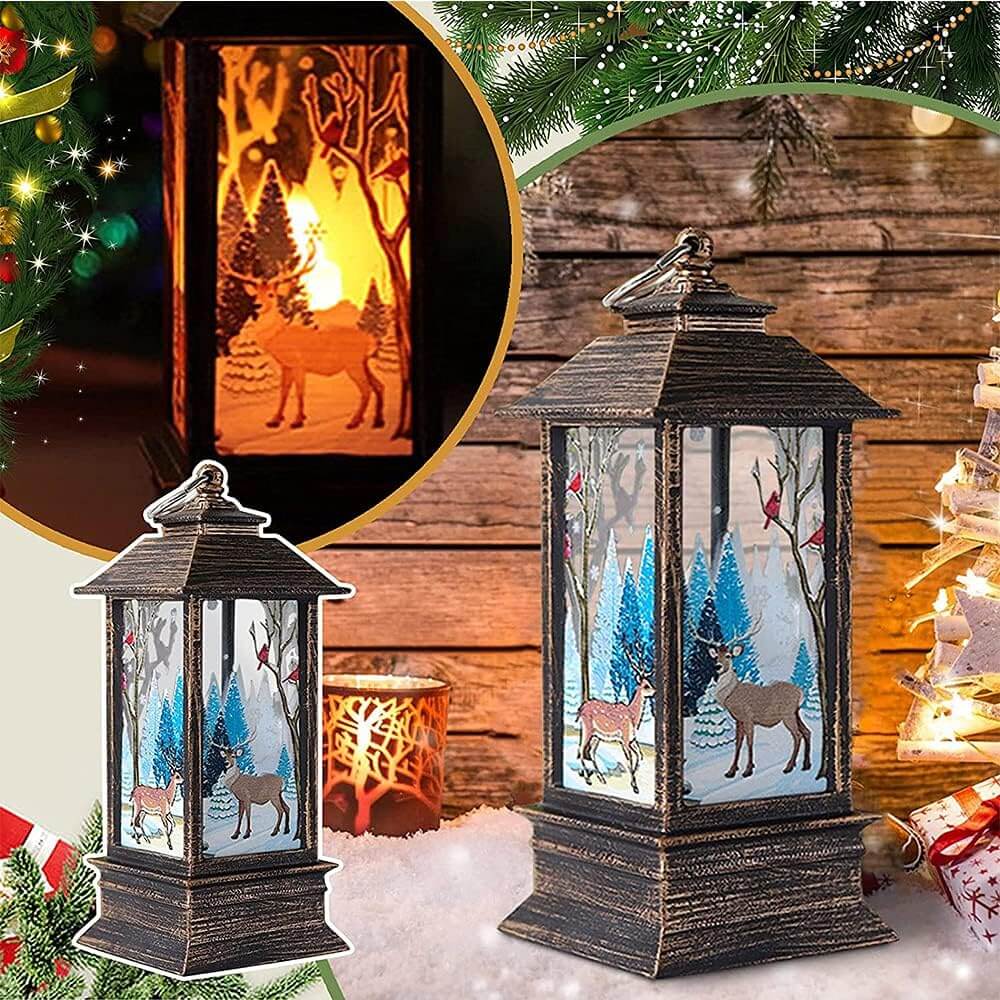 Christmas Lantern | Wireless | LED Light | Christmas Light | Christmas Decor-Fashion Nora