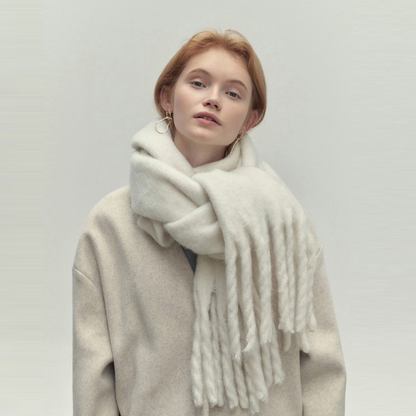 Chunky Scarf - Big - Tassel - Winter Scarf - Scarves for Women-Fashion Nora