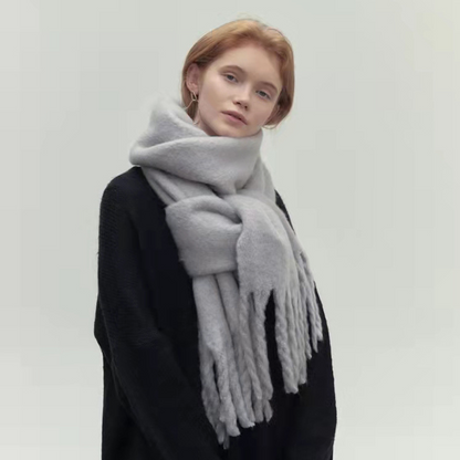 Chunky Scarf - Big - Tassel - Winter Scarf - Scarves for Women-Fashion Nora