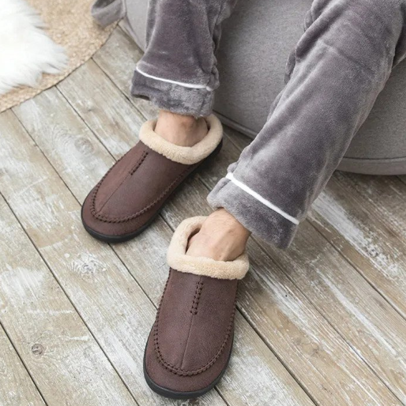 CloudSoft Indoor Slippers | Fleece-lined men's slippers to slip into-Fashion Nora