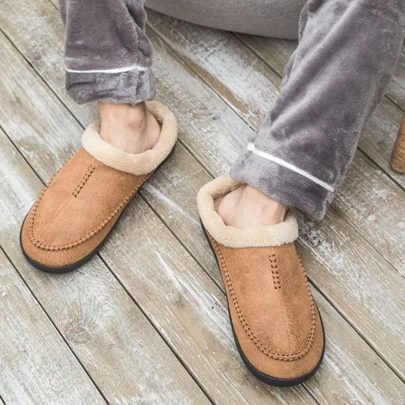 CloudSoft Indoor Slippers | Fleece-lined men's slippers to slip into-Fashion Nora