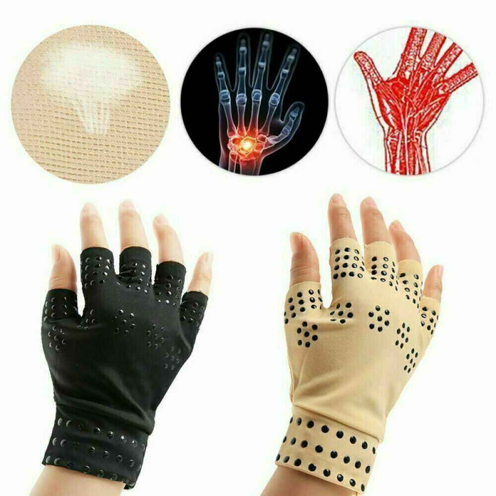 Compression Gloves - Pain Relief - Therapeutic Magnetic Arthritis Gloves-Fashion Nora