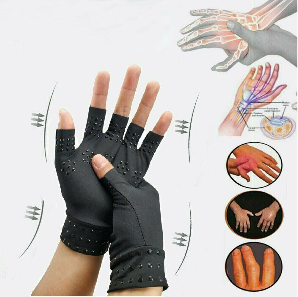 Compression Gloves - Pain Relief - Therapeutic Magnetic Arthritis Gloves-Fashion Nora