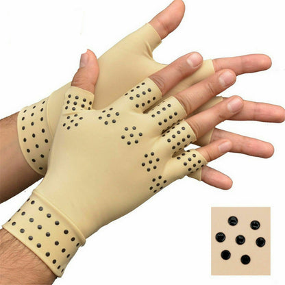 Compression Gloves - Pain Relief - Therapeutic Magnetic Arthritis Gloves-Fashion Nora