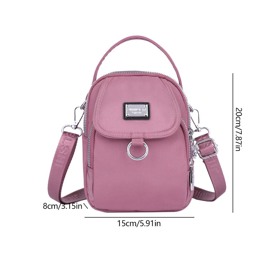 Crossbody Bag | Waterproof | Multi-pocket | Small Bag | Crossover Purses-Fashion Nora